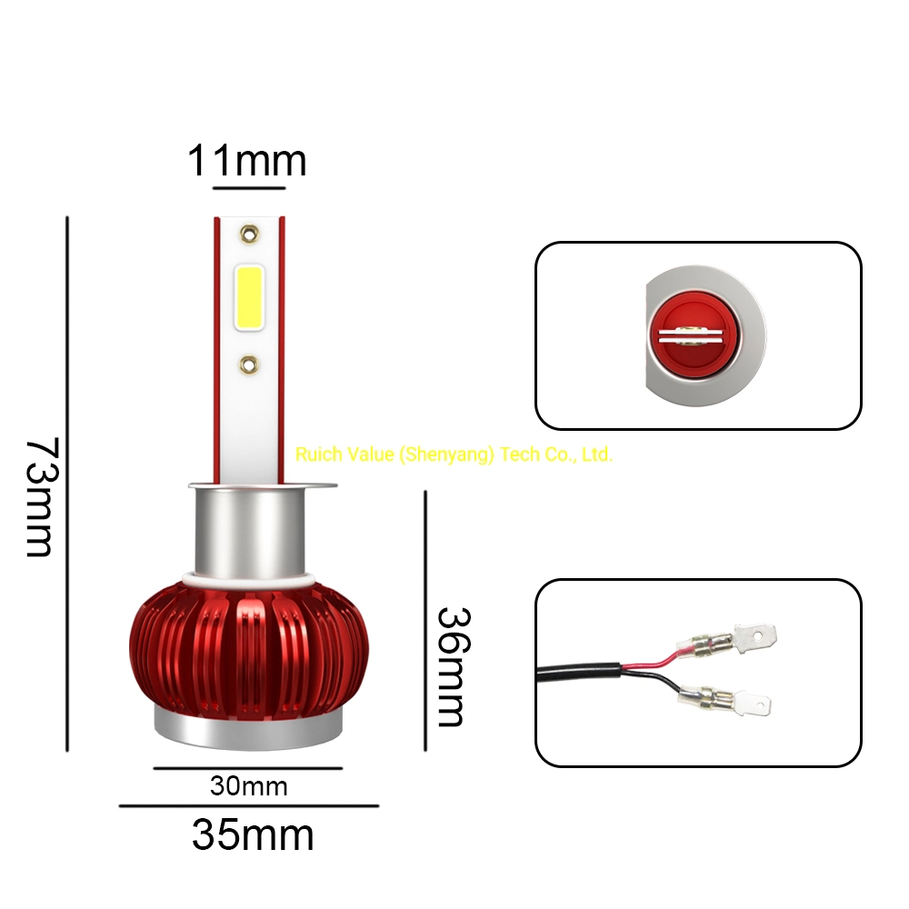 K1/K2 Serial H1/H7/H11 Auto LED Headlights Bulb/Lamp