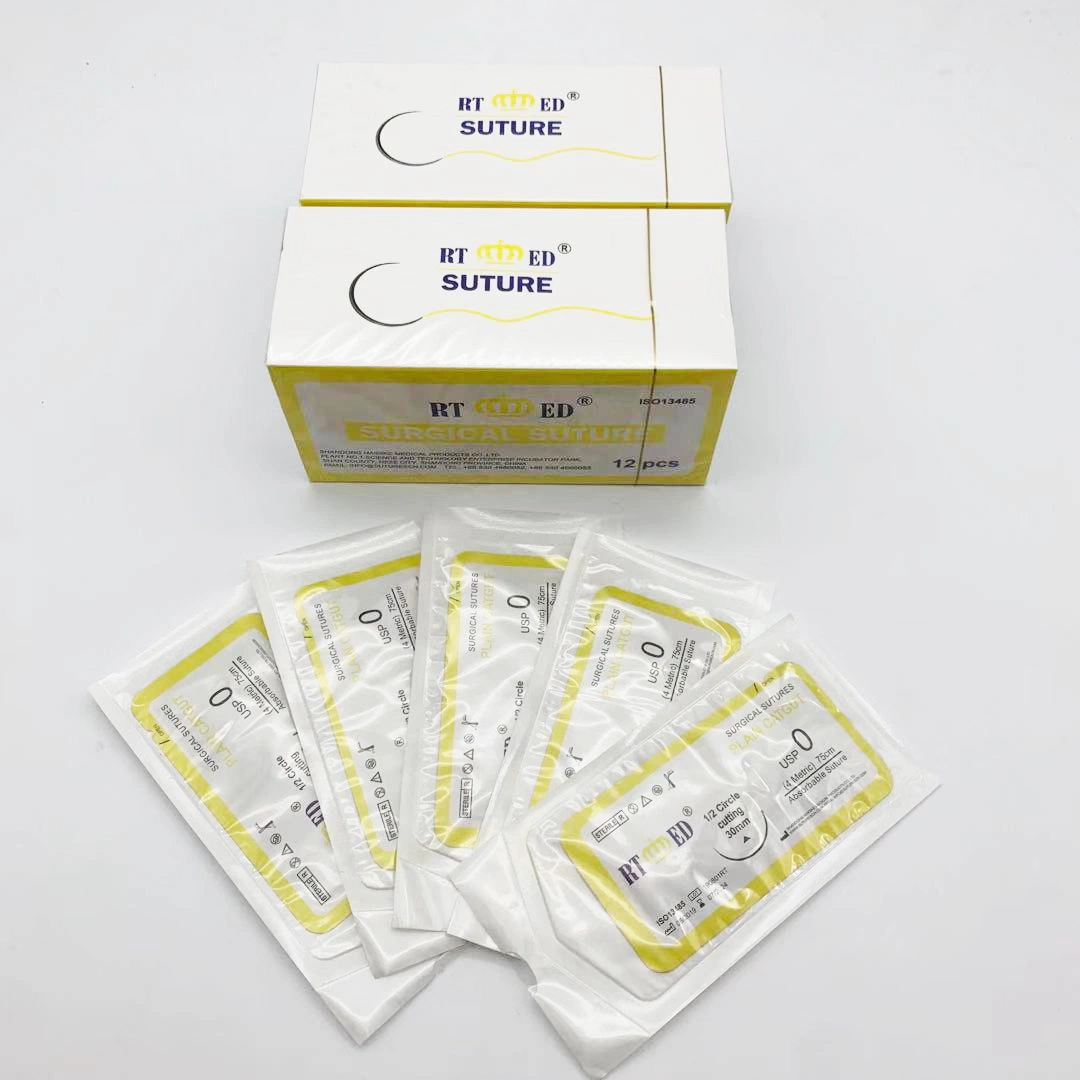 High Quality Disposable Medical Surgical Plain Catgut Suture