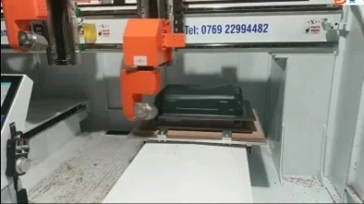 Rbt 10 Axis Novel Horizontal CNC Cutting Machine for Travel Bag/Suitcase Punching and Trimming
