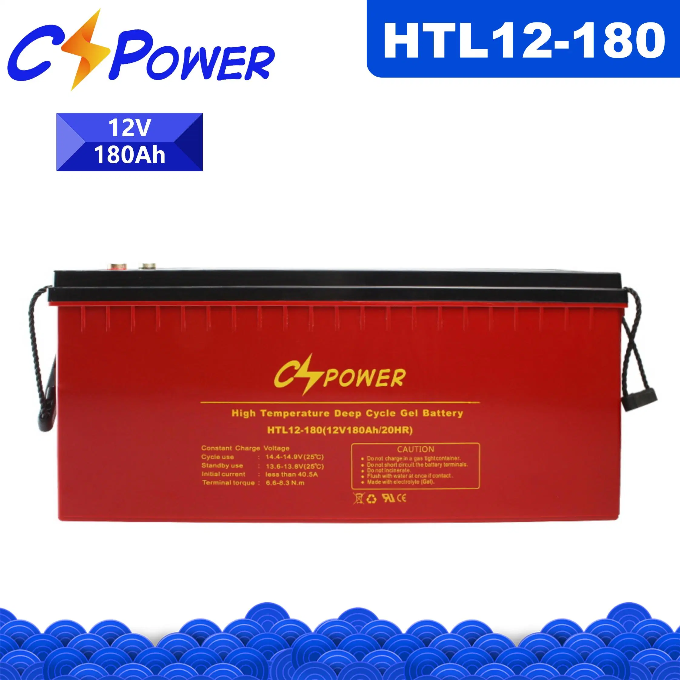 12V180ah USV Deep Cycle Batterie für Solarstromanspeicherung