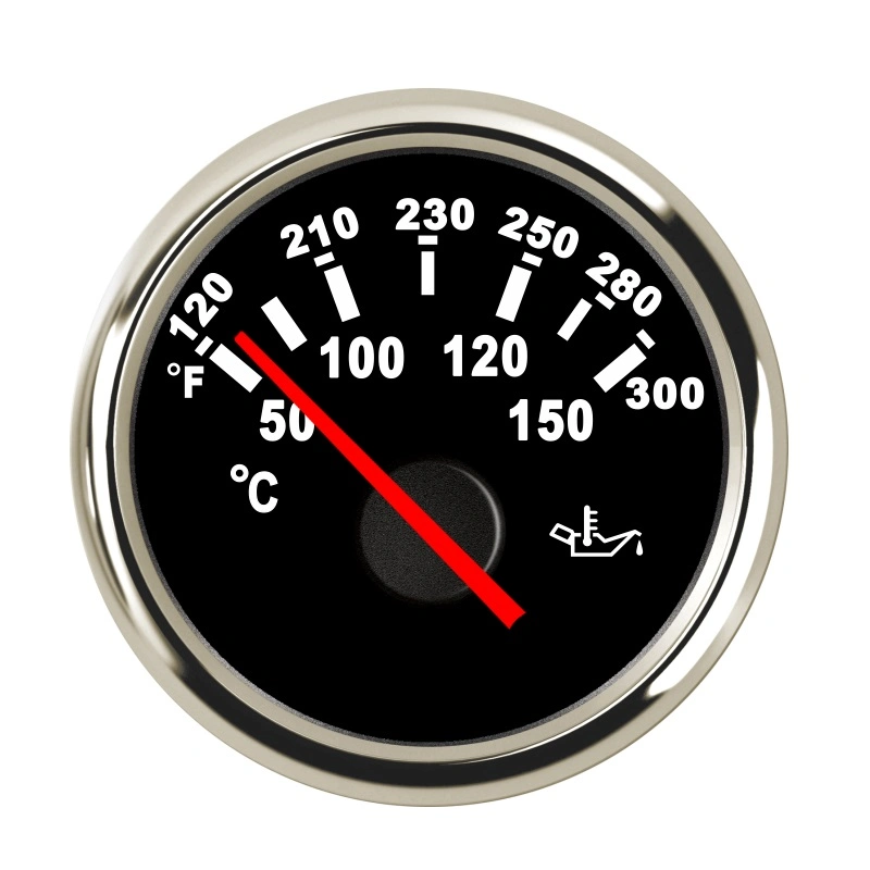 2" Inch DC12V Pointer Water Temperature Gauge 40-120 Degree