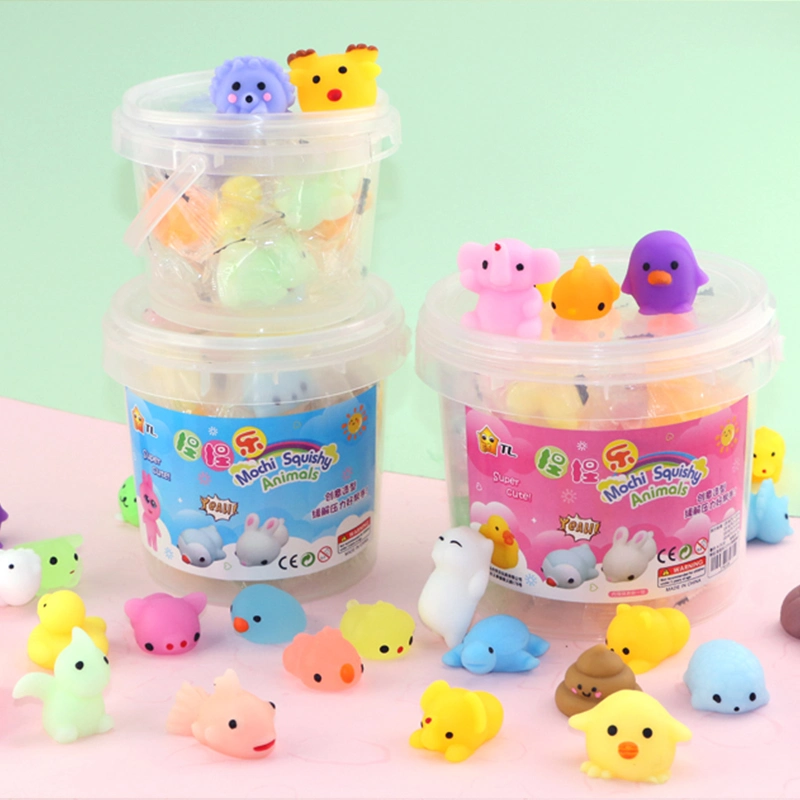 60-Er Pack Kawaii Scented Super Soft Stress Relief Mochi Squeeze Verschmitzte Neuheit Fidget Spielzeug Werbegeschenk