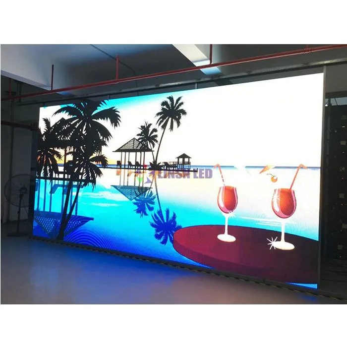 Indoor Rental Aluminum Cabinet P4.81 Full Color LED Video Wall for School