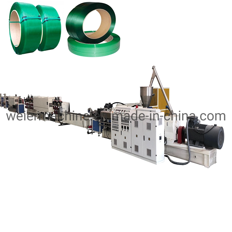 Pet PP Strap Band Production Line Strapping Belt Roll Extrusion Packing Strip Tape Making Machine