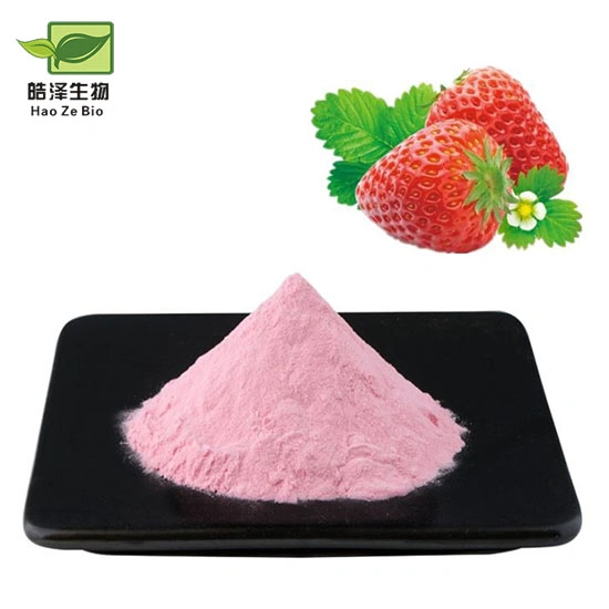 100% Pure Organic Strawberry Flavour Powder Ice Cream and Milk Powder Freeze Dried Strawberry Powder