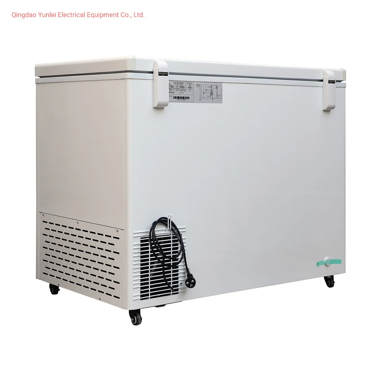 OEM SKD 64-300L12V/110V/220V Air-Cooled Controller Single Door Chest Freezer for Home