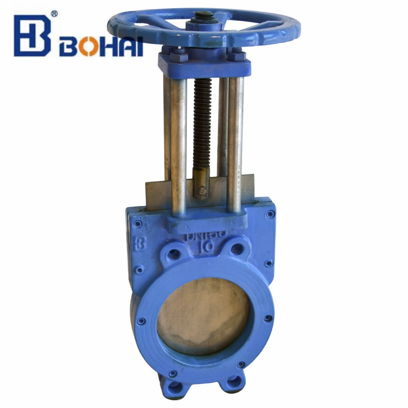 Wafer Knife Gate Valve Price About Cast Iron or Wcb Body Material and 304 Disc