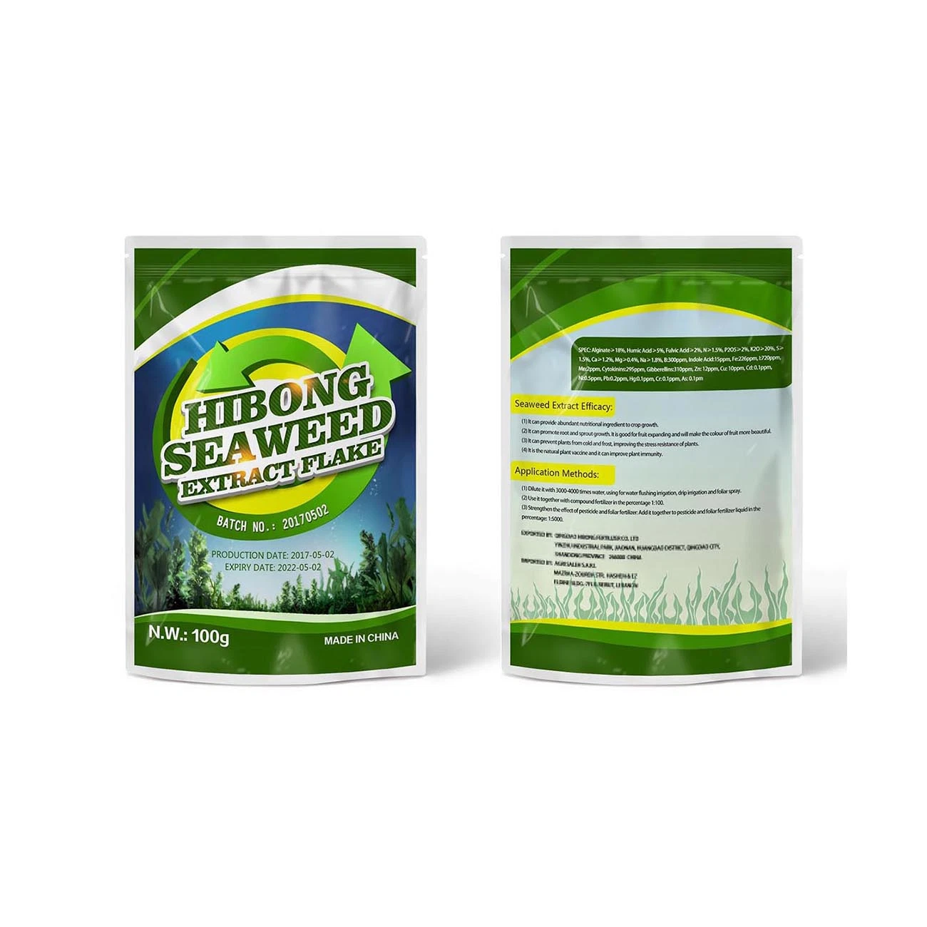 Seaweed Alga Base Powder Fertilizer