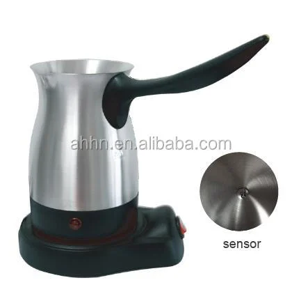 Máquina de café turco portátil de acero inoxidable Cafetera con Anti-Overflow