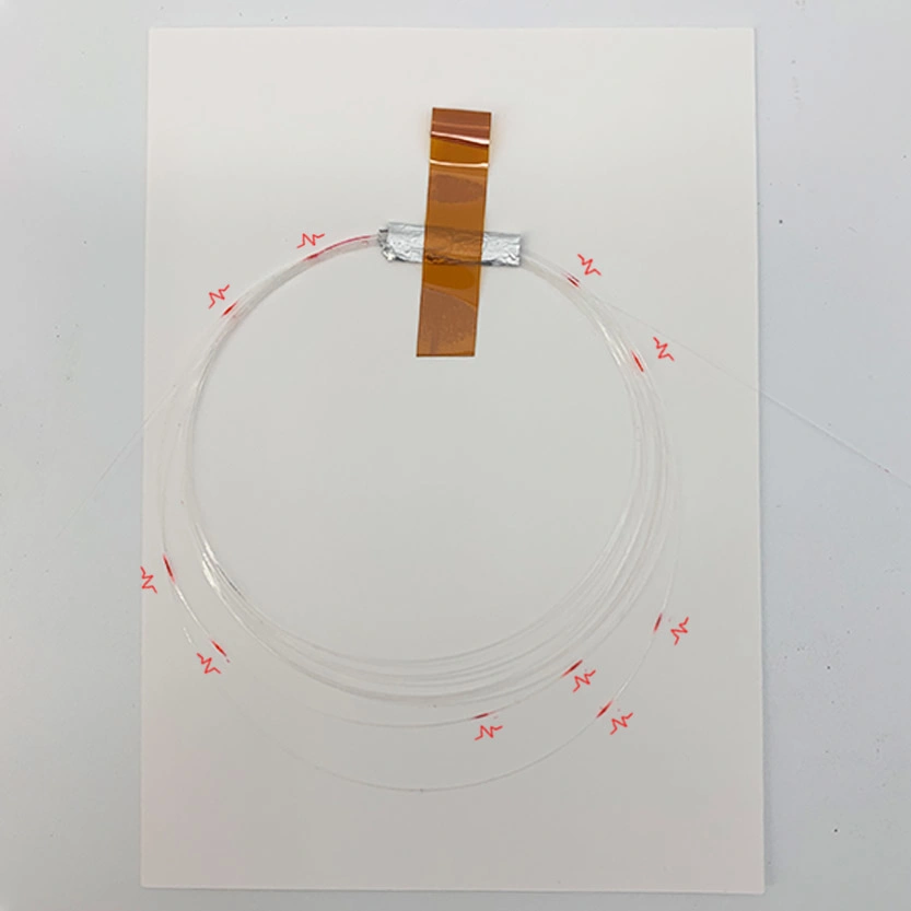 Center Wave Length 1565nm Strain Sensor Optical Instruments Reflector Fiber Bragg Grating