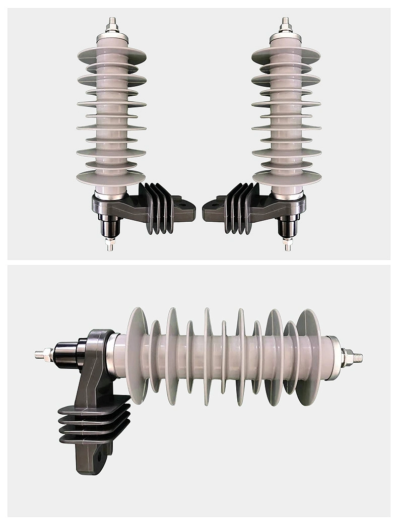 Protector contra transitorios de rayos de óxido de 33kv 36kV metros