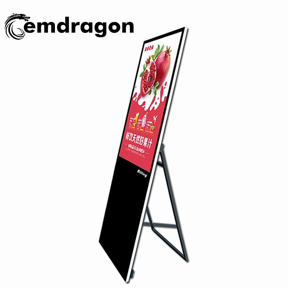 43 Inch Portable LCD Digital Signage Car Display LED 43 Inch CCTV Monitor Wall Display for Cameratalent Market Ad Player LCD Digital Signage