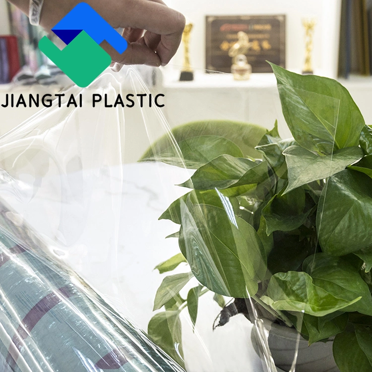 Jiangtai Plastic 300 Micron Super Clear Soft Transparent PVC Film