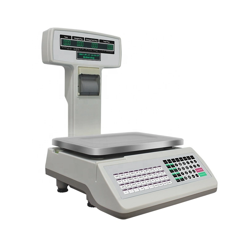 Price Computing Electronic Barcode Weighing Cash Register Scale