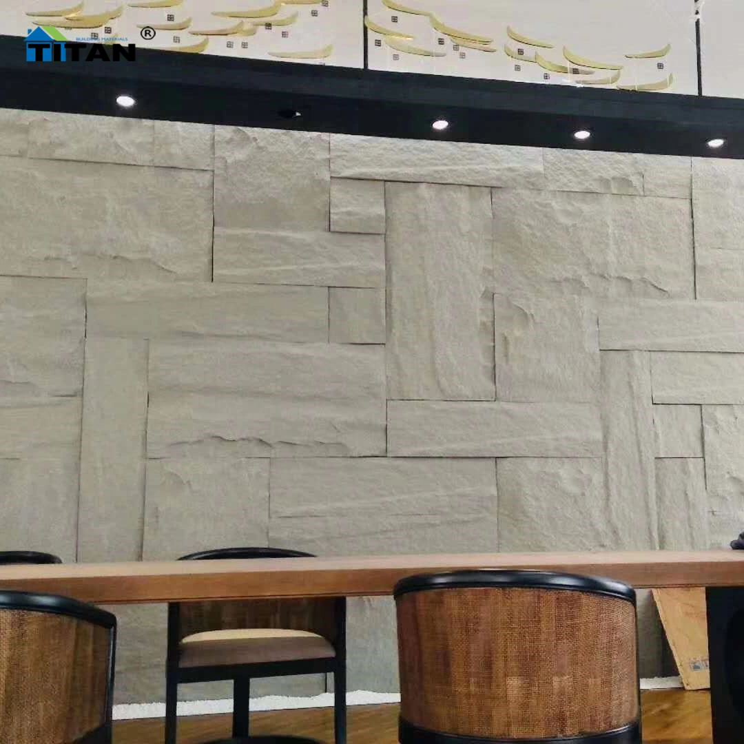 PU Outdoor Stone Wall Panels Exterior for Interior