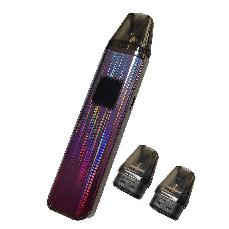 Shenzhen Vente en gros Nouvelle Cigarette électronique Vape Pod Fumée 2 Cartouches de rechange Stylo Vape jetable de 600 bouffées avec affichage LED