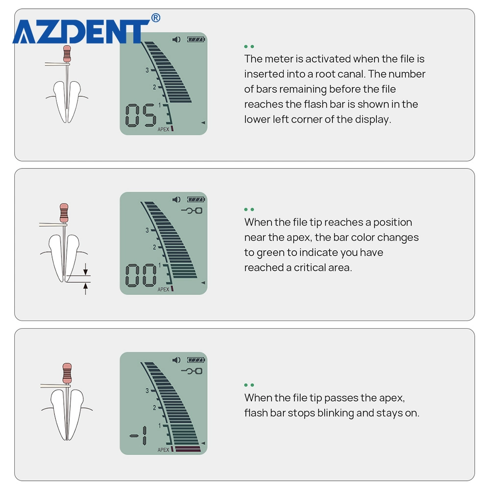 Azdent Dental Endo Apex Locator Root-Kanal Medizinische Geräte