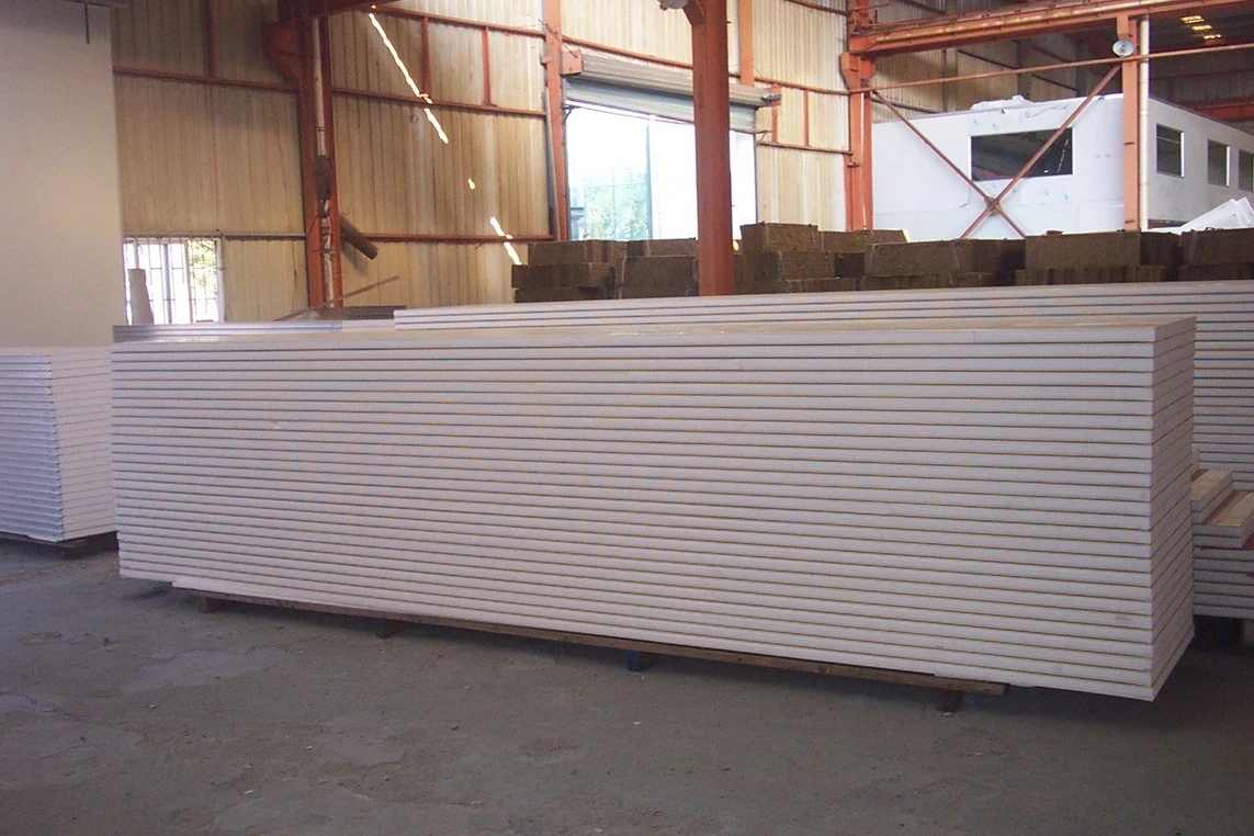 PU High Quality Mineral Wool Sandwich Wall Panel for House