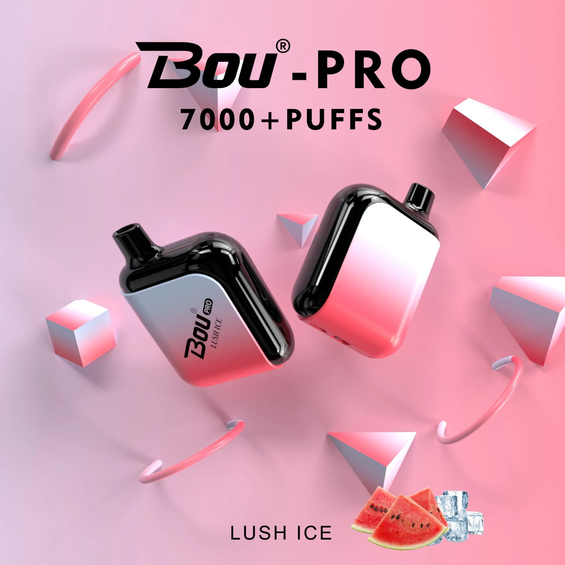 Pape portátil Bou PRO 7000 puff 5% nicotina 13 Aromas 650 mAh tipo C Rechagebele