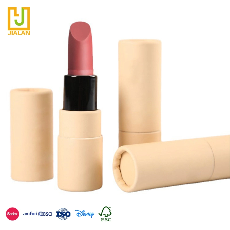 10ml 30ml 50ml Cosmetic Packaging Recycled Kraft Cardboard White Brown Black Paper Tube for Essential Oil Bottle