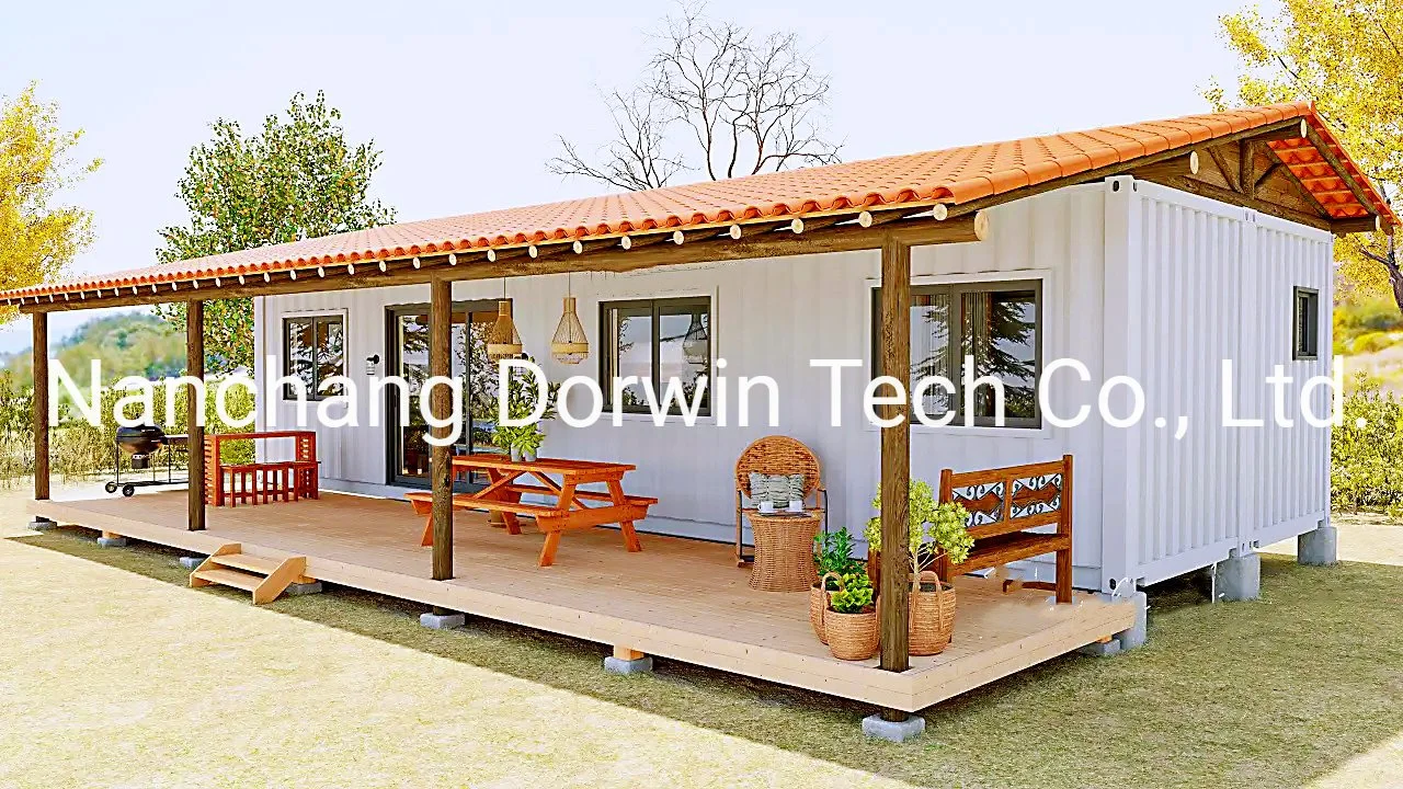 Attractive Luxe Stylish 2 Storey Prefab Guest House Shipping Container Living Home Villa