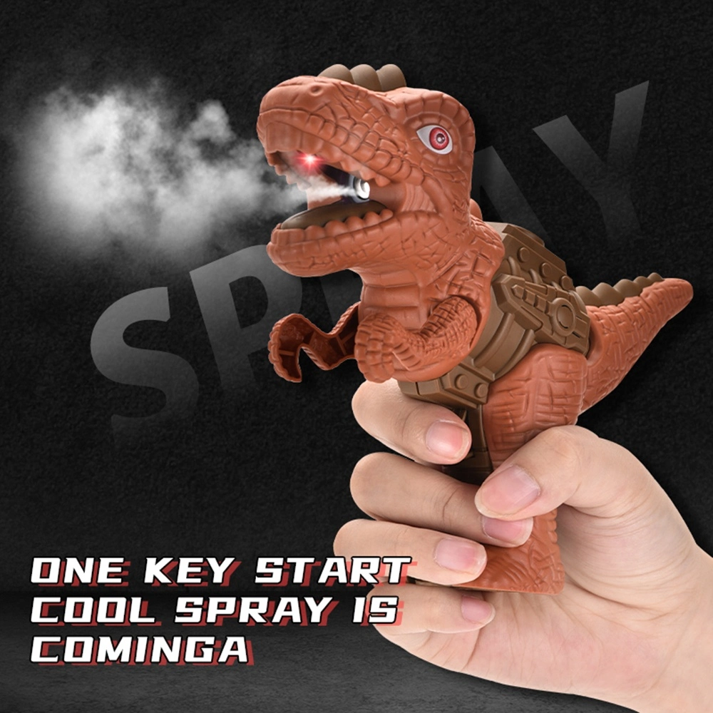 2022 New Toys Kids Plastic Electric Sound Spray Smoke Dinosaur Gun Toys