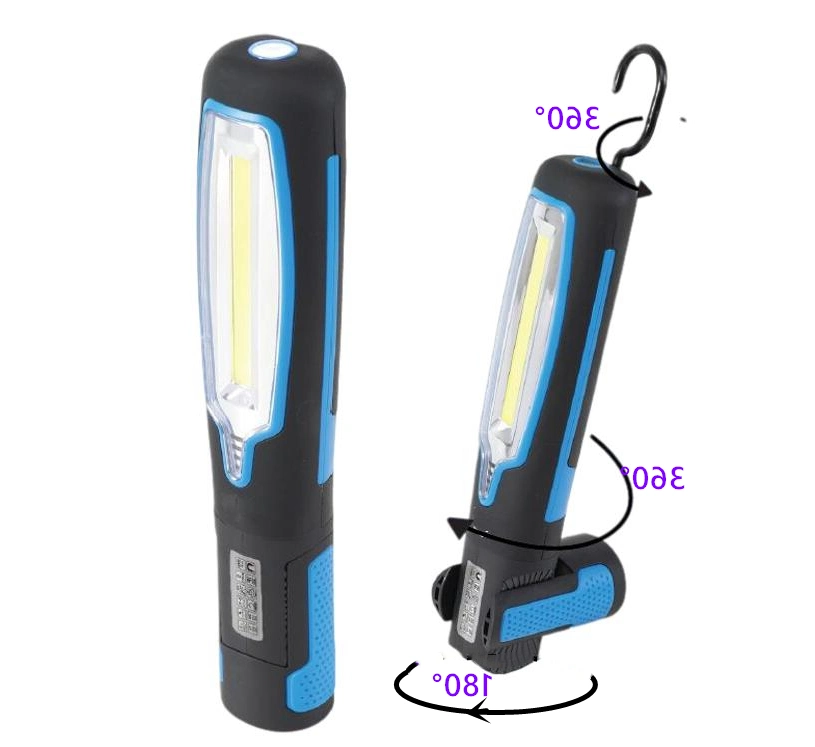 Rechargeable 3W COB Work Lights Torch Portable Waterproof