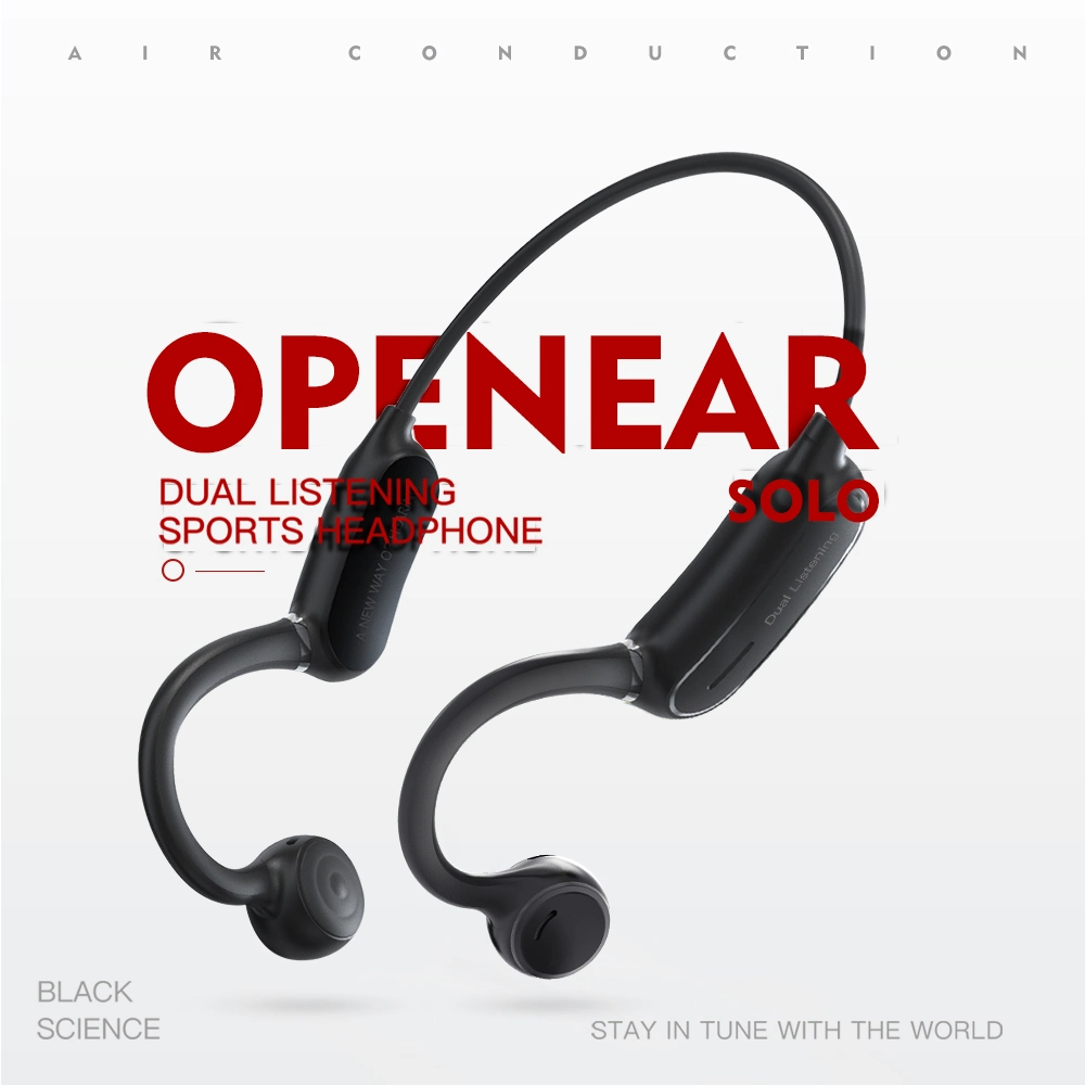 Стереогарнитура с двойным воспроизведением и стереофоническая спортивная гарнитура Smart Bone Conduction Bluetooth Headphone