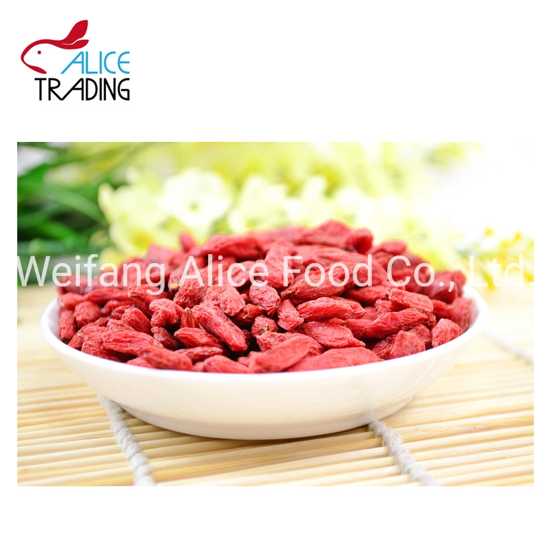 Long Shape and Sweet Taste Health Food Produced From China Dried Goji Berry