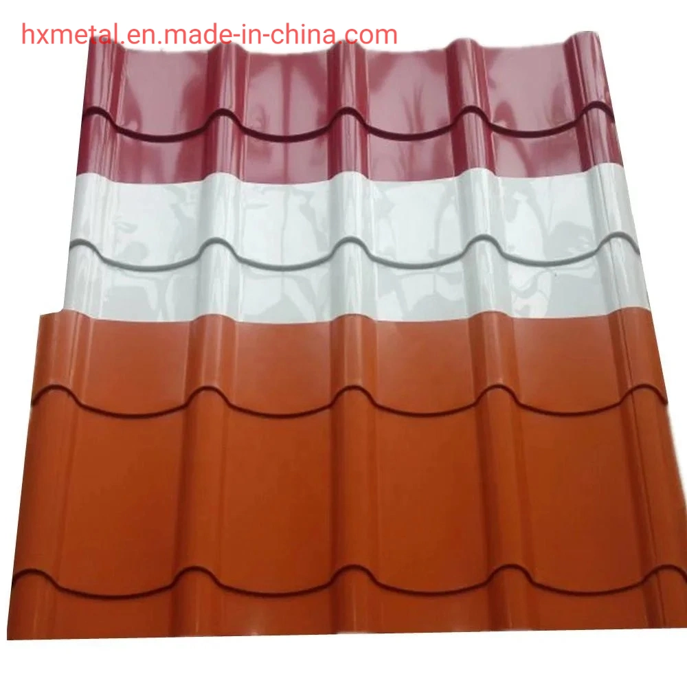 Color Prepainted Corrugated Metal Steel PPGI Steel Roofing Sheet