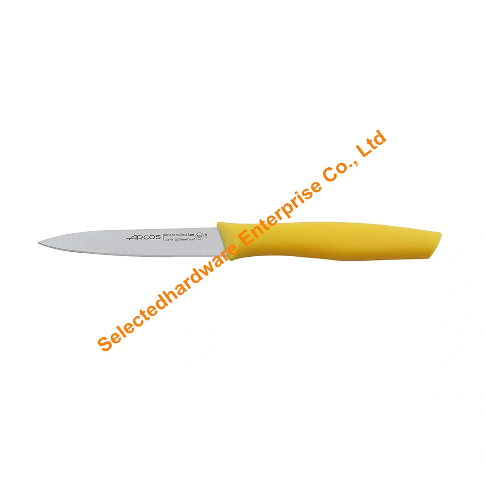 Yellow PP Handle 4 Inch Utility Knife Multifunctional Kitchen Knife