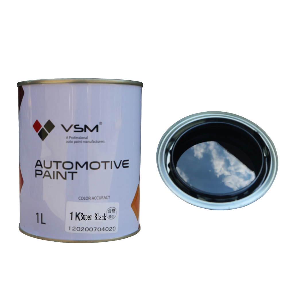 Voiture Cost-Efficient produit de peinture de carrosserie peinture Auto 1K 2K PEINTURE couleur noir de jais