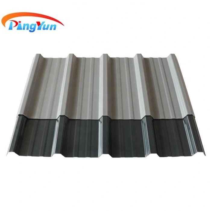 Les tuiles de couverture plastique PVC Telha feuille en plastique ondulé UPVC Roofing Apvc trapézoïdal tôle de toit