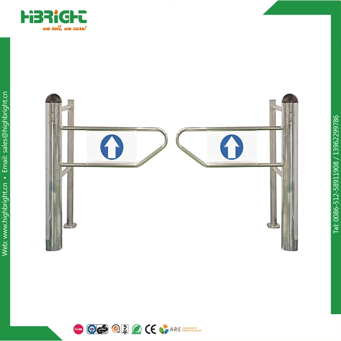 Supermarket Access Control Swing Automatic Turnstile Door Mechanism