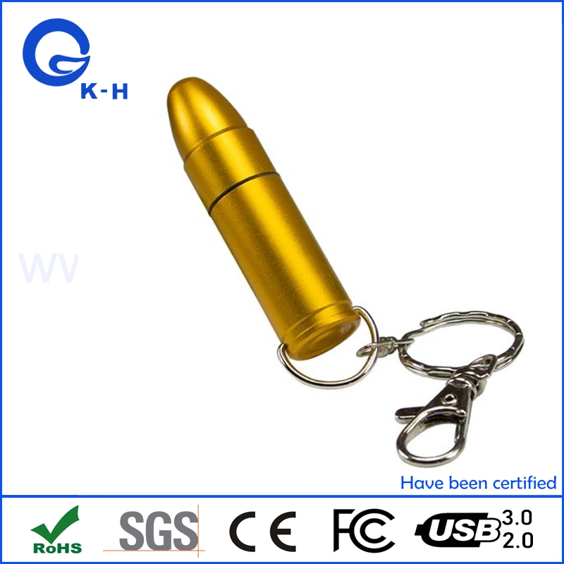 Memory Stick USB Flash de 16 GB em formato Bullet promocional personalizado de 16 GB