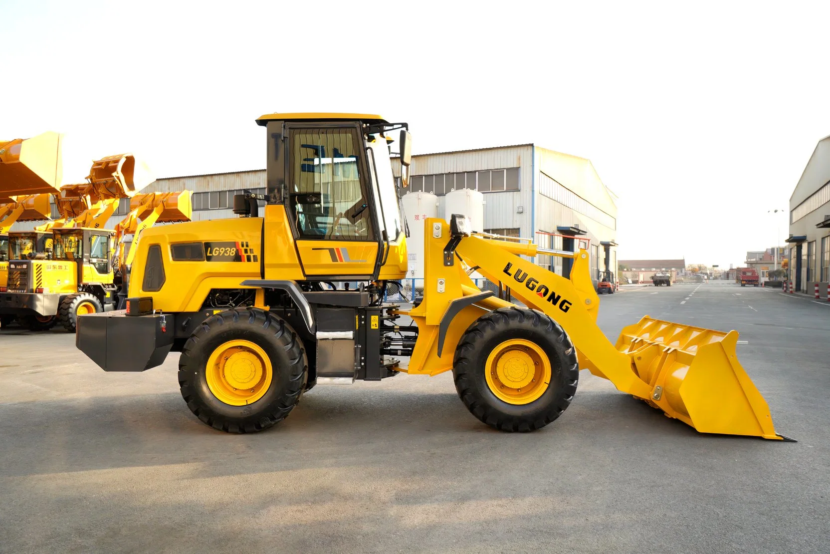 Lugong Mini Small Compact Wheel Loader Manufacturer LG938 Front End Loader Wtih Yunnei Engine Pala Cargadora