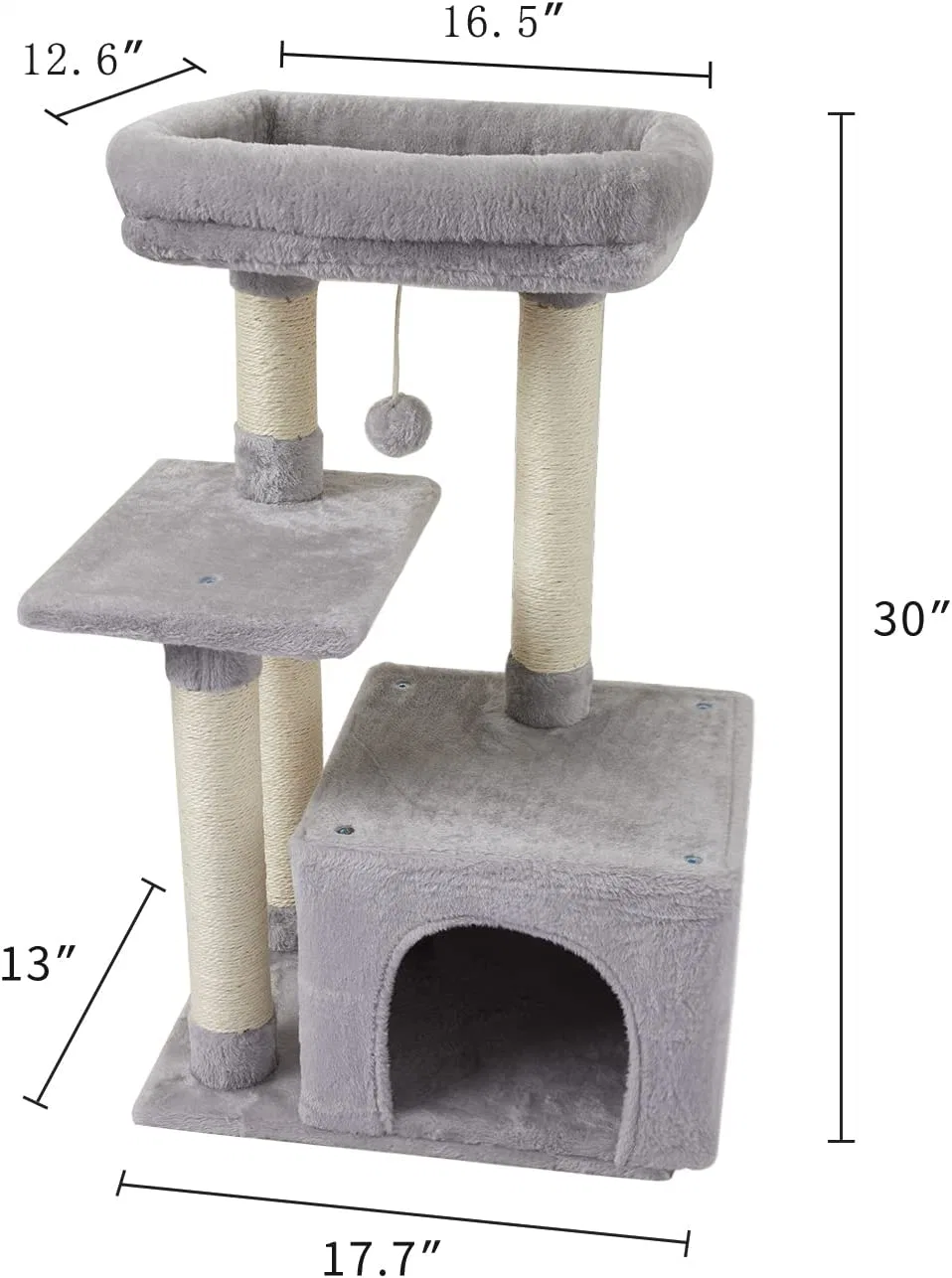 Good Quality Sisal Cat Tree Tower House Bed Cat Climber