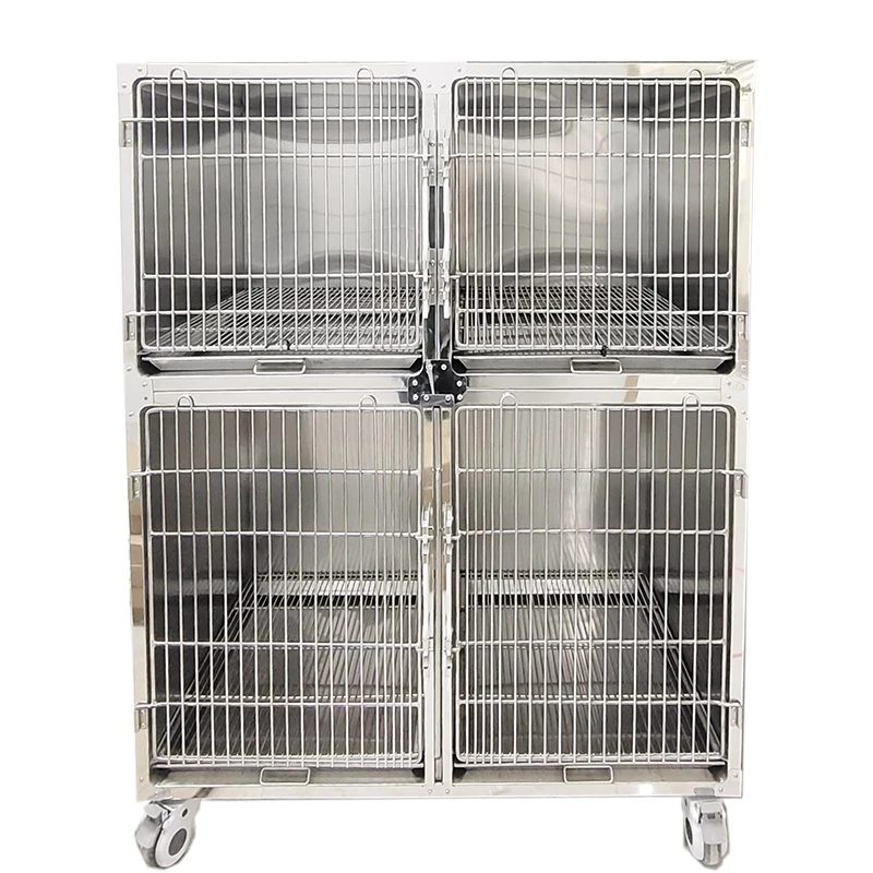 Factory Direct to Sell China Veterinary Clinic Vet Stainless Steel Cheap Bird Cage for Vet Clinic