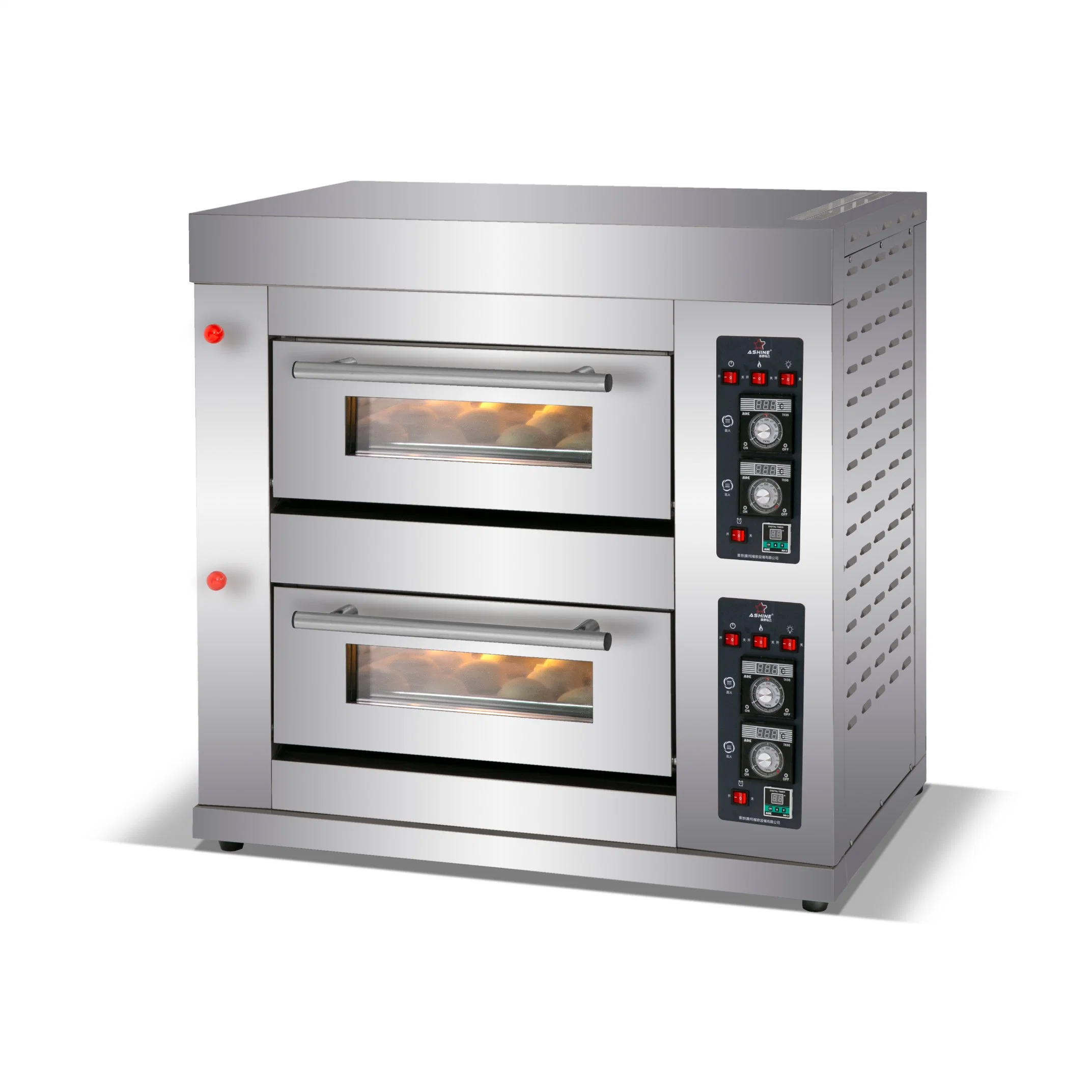 Top Qualität Elektrischer Deckofen für Brotbackgeräte 3 Deck 9 Tabletts Kommerzielle Pizza Brot Herd Ofen