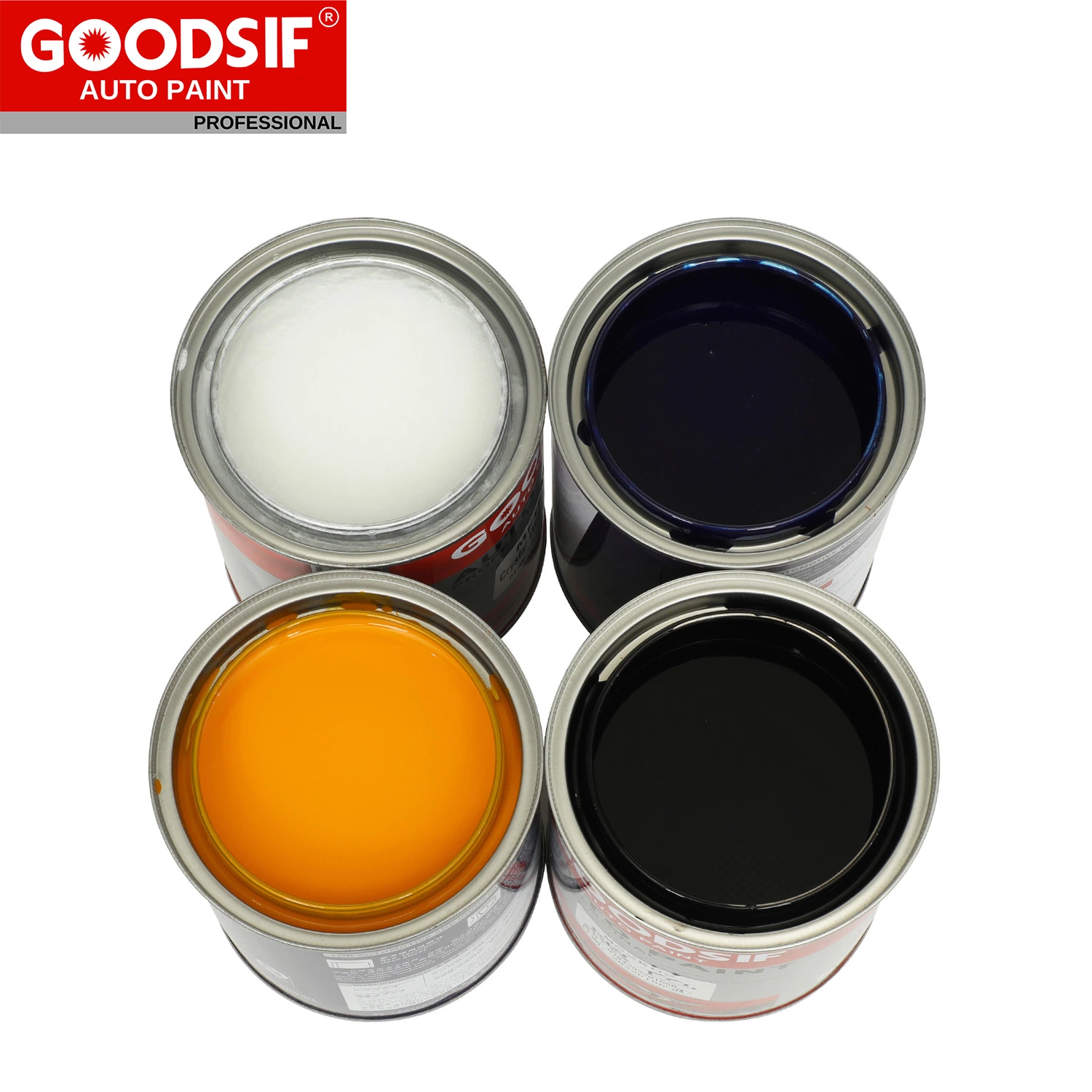 Goodsif Automotive Referish 1K Прозрачная пластиковая грунтовка краска акриловая Авто Профессиональная краска для автомобилей
