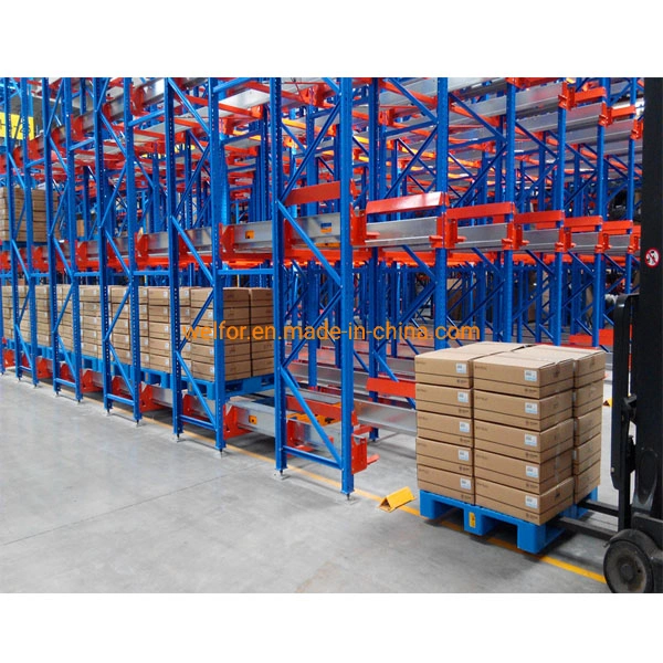 Warehouse Radio Shuttle Pallet Racking System CE Certified Automatic Warehouse Storage Radio Shuttle Racking