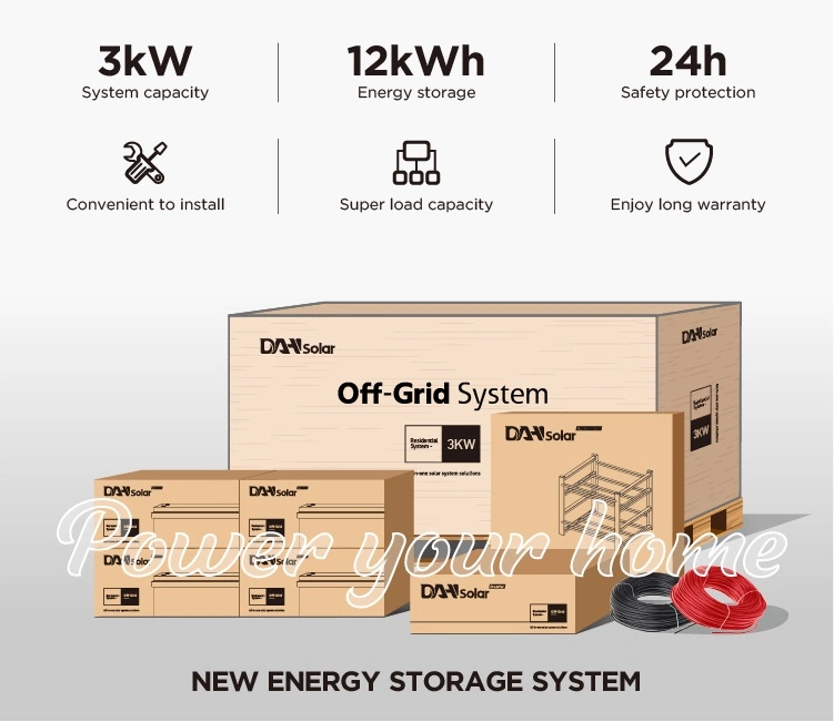 PV Energy off Grid Hybrid Inverter Solar Power System 5kw 10kw