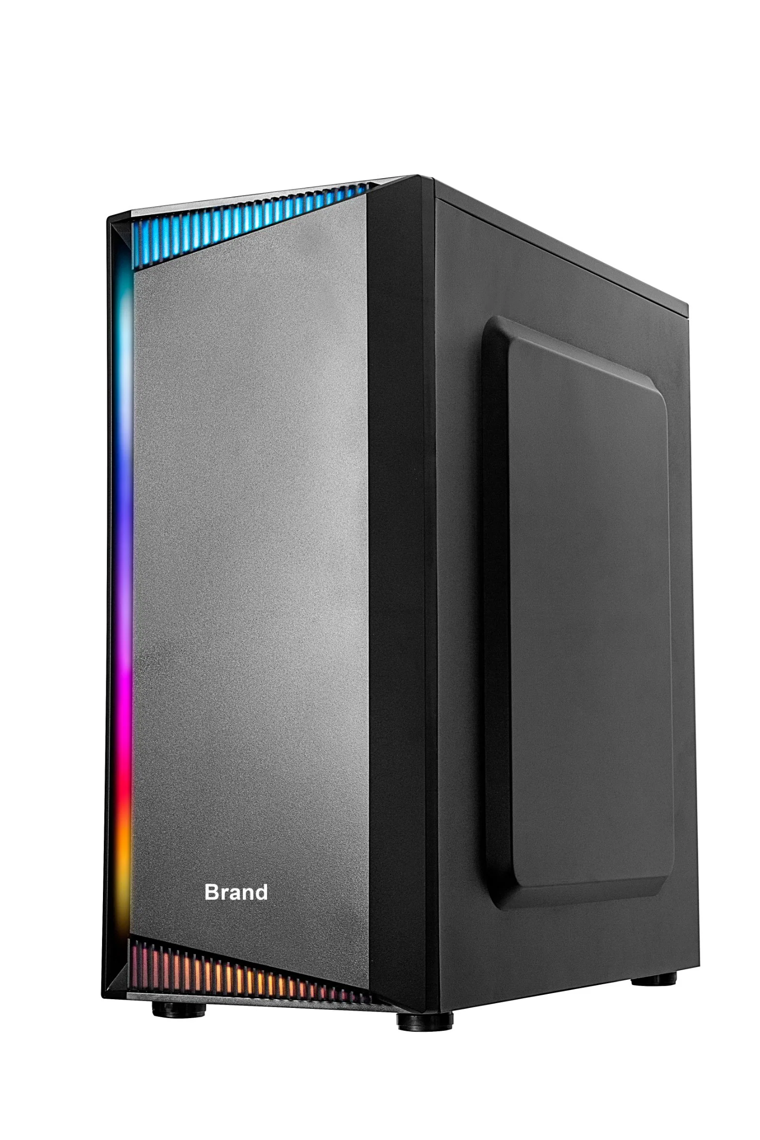 Hot Fashion Design Tower Desktop ATX Computer PC Case with LED Strip