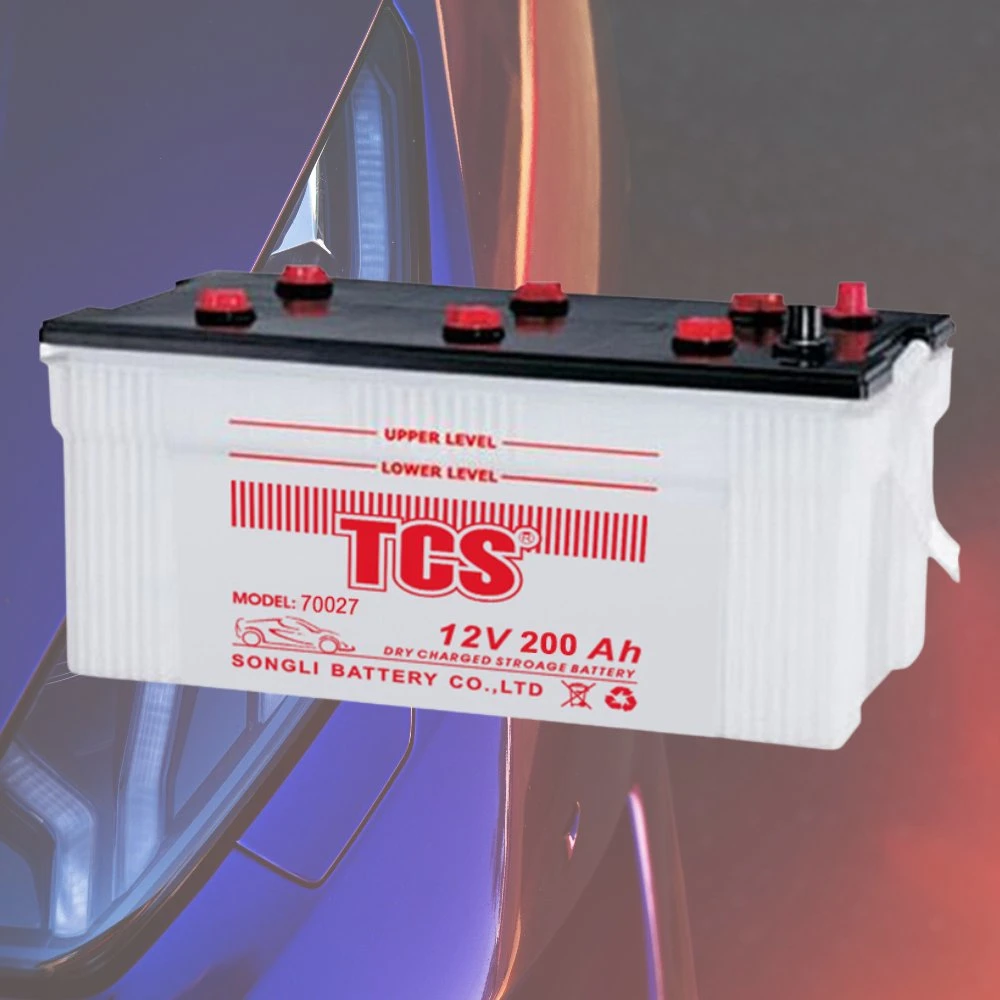 Battery 12V 200AH Dry Charged Automobile Car Battery for Most Car