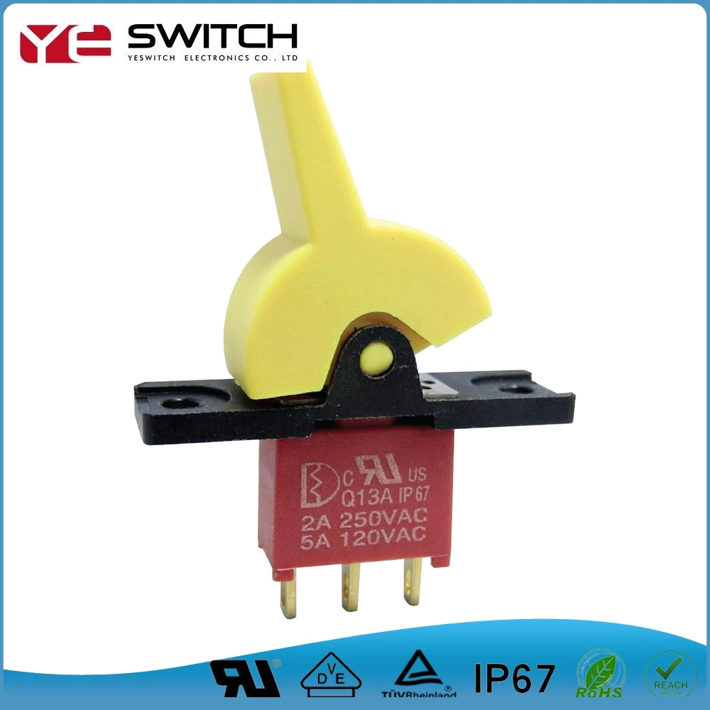 Normally Open Brass Contact Push Button Rocker Switch