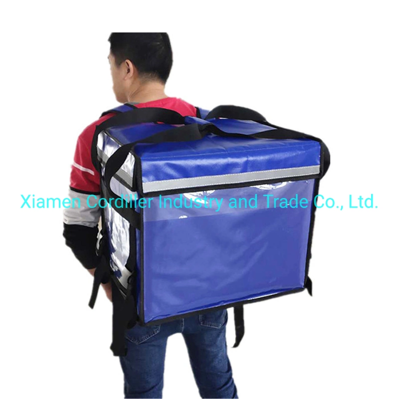 Bike Carrier Food Delivery Bag Aluminium Heated Pizza Coffee Thermal in Cooler Bags Leak Proof Insulated Food Delivery Bag