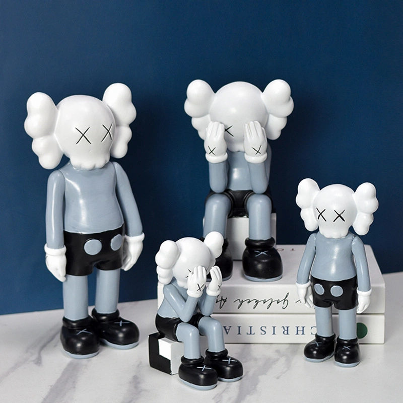 11" 28cm prototipo Kaws original Fake Companion Modelo de Arte Cartoon Decoración del hogar del carácter