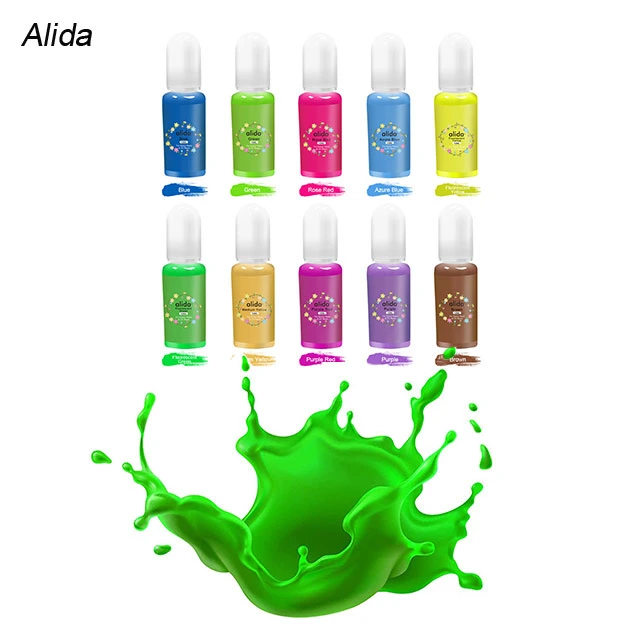 Epoxy Resin Pigment Liquid Epoxy Resin Dye Highly Concentrated Colorant for Resin Color Art DIY Jewelry