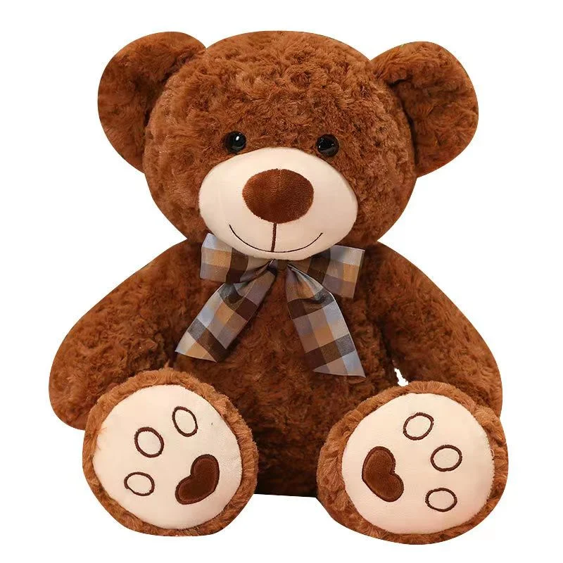 Peluche de oso de peluche muñeca de oso de peluche muñeca de sueño almohada Niño regalo muñeca osito de abrazo