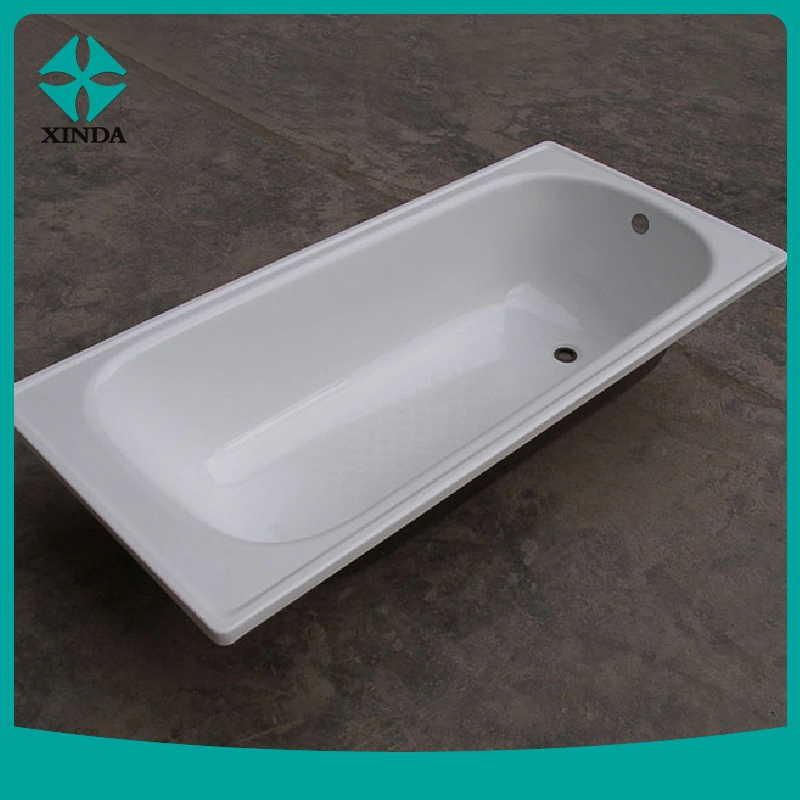 Stainless Steel Drop in Bathtub Simple Used Steel Enamel Bath Tub New Product